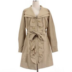 Milano Elegant Tan Trench Coat